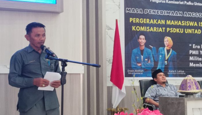 MAPABA PMII ke XI Komisariat PSDKU UNTAD Touna, Bupati Ajak PMII Jadi Pionir Perubahan