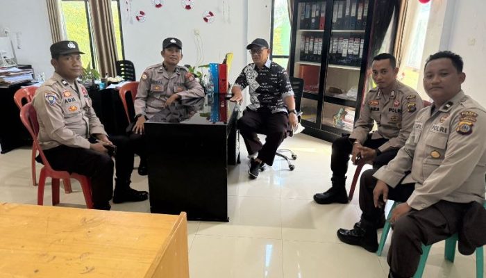 Jaga Kondusifitas, Polres Touna Ajak Camat Aktifkan Kembali Pos Kamling