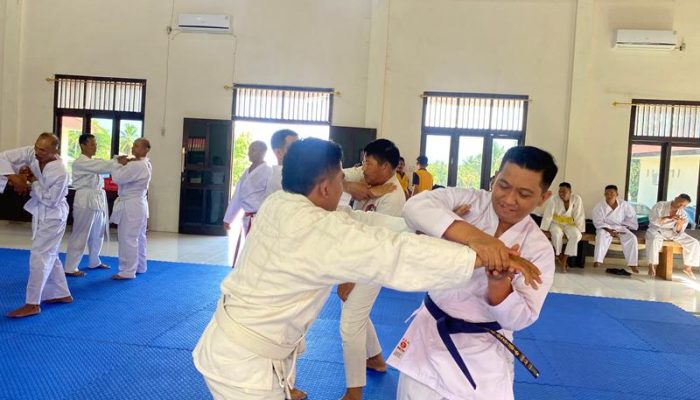 Beladiri Polri Jadi Syarat Wajib, Puluhan Polisi di Touna Digenjot Latihan untuk UKP