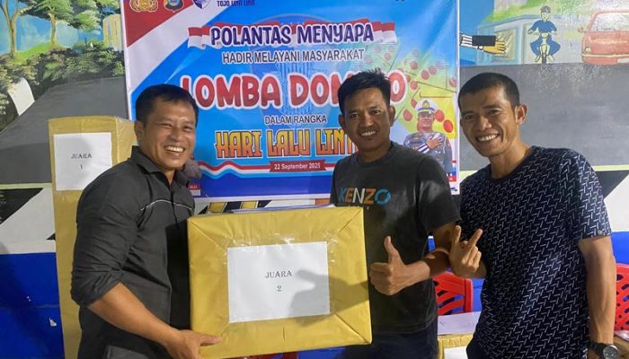 Satlantas Polres Touna Gelar Turnamen Domino, Jalin Keakraban dengan Warga di Hari Lalu Lintas ke-70
