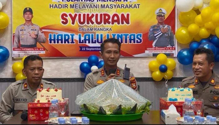 Syukuran Hari Lalu Lintas ke-70, Kapolres Touna Beri Pesan Tegas: Polantas Wajib Profesional