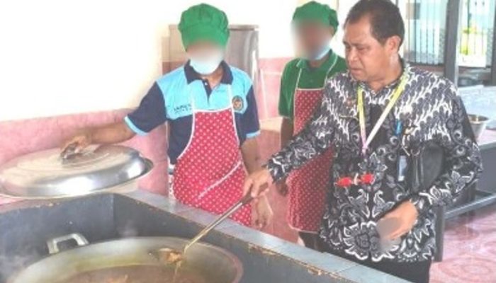 Kalapas Ampana Cek Langsung Kualitas Jatah Makan, Jamin Hak Dasar Warga Binaan
