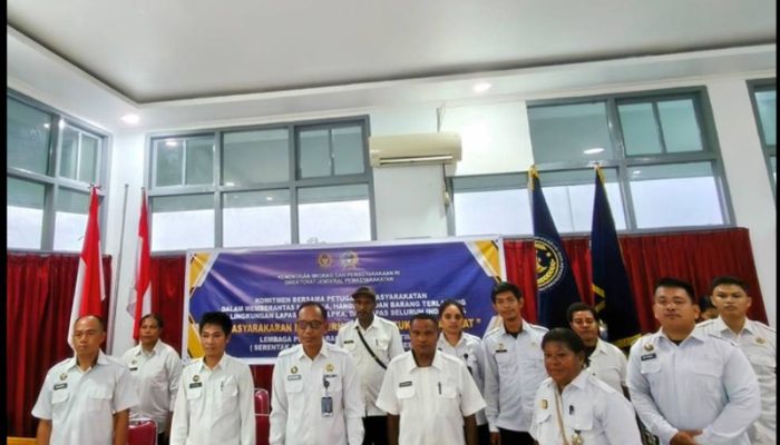 Lapas Timika Laksanakan Penandatanganan Komitmen Bersama Petugas Pemasyarakatan Tahun 2025