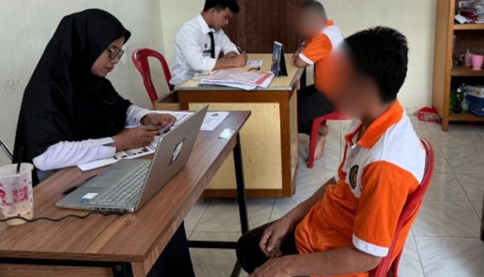 Tim Medis Lapas Ampana Lakukan Skrining TBC WBP Menuju ACF Rontgen Dada