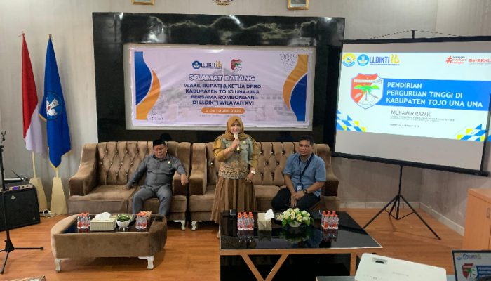 Audensi Dengan LLDIKTI Wilayah XVI Gorontalo, Wabup Surya Bahas Rencana Pendirian Politeknik di Touna