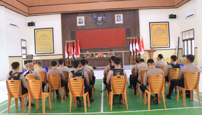 Kombes Mikael Sitanggang Dorong Perubahan Mindset Anggota Samapta Polres Touna