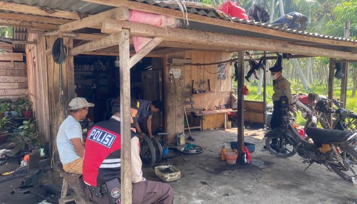 Satsamapta Touna Intensifkan Patroli Sambang, Kamtibmas Aman