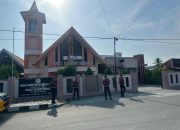 Patroli Perintis Presisi Samapta Touna Amankan Lima Gereja di Ampana