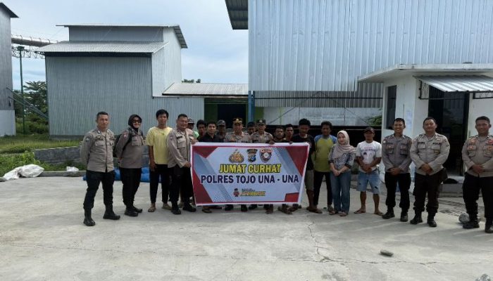 Jumat Curhat, Polres Touna Ingatkan PT Seger Utamakan Keselamatan Pekerja