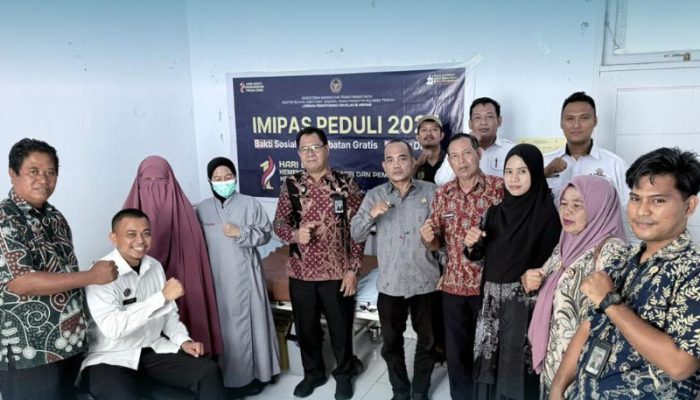 Peringati Hari Bakti Keminipas ke-1, Lapas Ampana Gelar Pemeriksaan Kesehatan Gratis dan Donor Darah