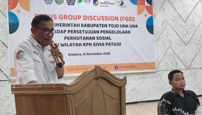 Hadiri FGD KPH Sivia Patuju, Asisten Administrasi Umum Tegaskan Dukungan Pemkab Touna Terhadap Program Perhutanan Sosial