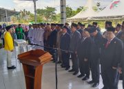 Bupati Ilham Lantik Pejabat Tinggi Pratama dan Pejabat Administrator Lingkup Pemkab Touna di Pasar Modern Sansarino