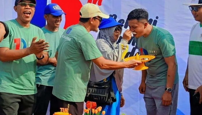 Bupati Ilham Apresiasi Jalan Sehat PT. Bare Jaya Berdikari