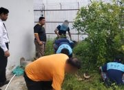KPLP Lapas Ampana Gerakkan WBP Jaga Kebersihan Lingkungan Dalam Lapas