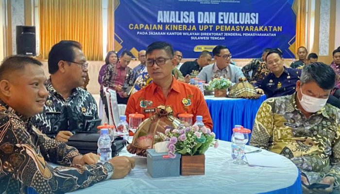 Kalapas Ampana Ikuti Analisa dan Evaluasi Capaian Kinerja Pemasyarakatan Se-Sulteng