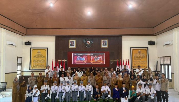 Polres Touna dan Satgas Madago Raya Gelar Kompetisi Pidato dan PBB, Cetak Generasi Touna Berjiwa Nasionalis