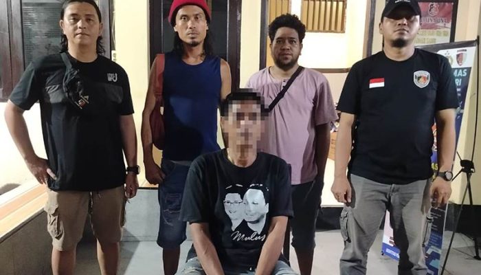 Tim Resmob Polres Touna Amankan Terduga Pelaku Pencurian Ternak  di Labuan