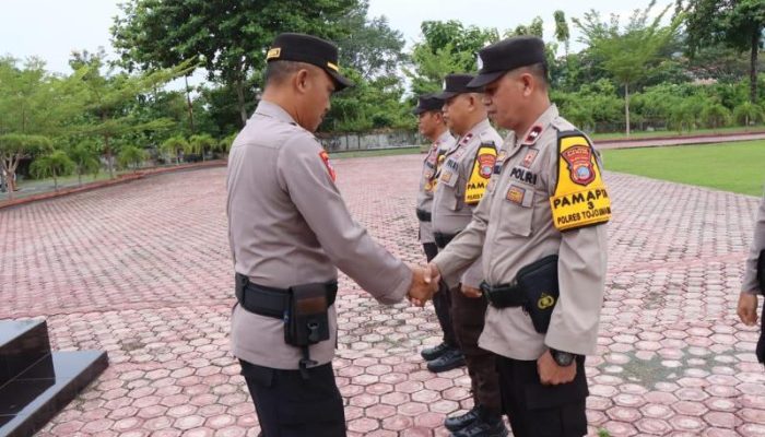 Polres Touna Terapkan Nomenklatur Pamapta, Resmi Gantikan Kepala Unit SPKT