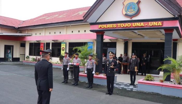 Polres Touna Gelar Upacara Hari Pahlawan, Kapolres: Teladani Kesabaran dan Keikhlasan Pejuang