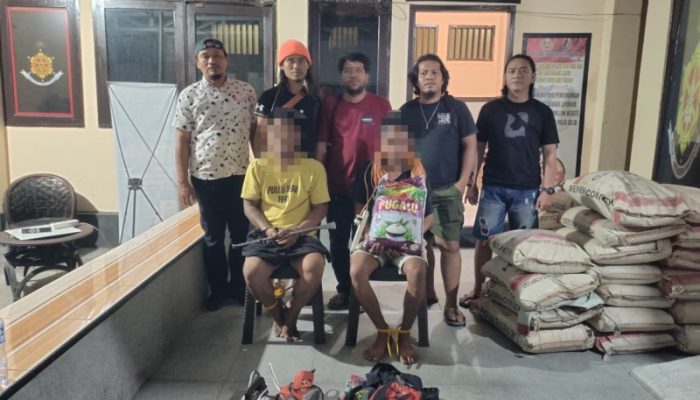 Bobol Kios, Dua Maling Gasak Uang dan Motor Senilai Rp 40 Juta Diringkus Resmob Polres Touna