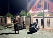 Patroli Dialogis Malam Polres Touna Jaga Ampana Kota Tetap Kondusif