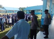 Kapolsek Una Una Pimpin Sosialisasi Penerimaan SMA Kemala Taruna Bhayangkara di SMPN 1 Una Una