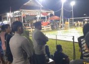 Polsek Una Una Jamin PORSENIJAR HUT PGRI ke-80 Aman, Kapolsek: Jaga Sportivitas dan Jauhi Keributan!