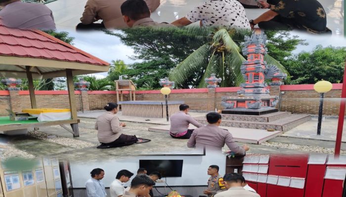 Polres Touna Tingkatkan Moral dan Profesionalisme Anggota Melalui Pembinaan Rohani Serentak Tiga Agama