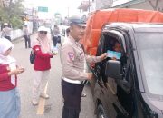 Operasi Zebra Tinombala 2025: Satlantas Polres Touna Fokus Edukasi dan Bagikan Stiker