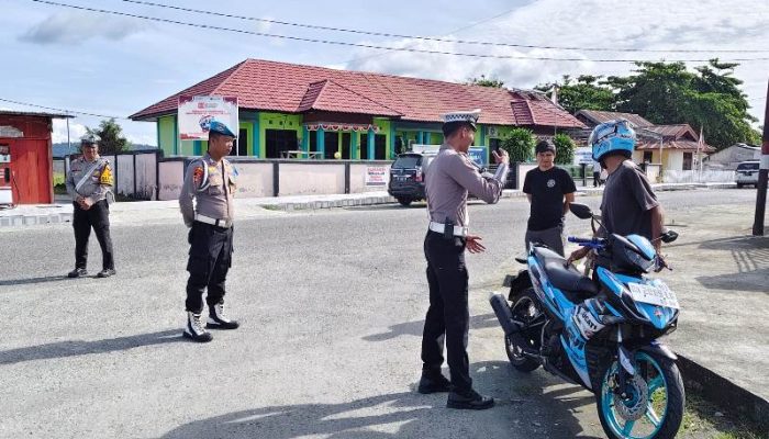 Tekan Angka Kecelakaan, Satgas Gakkum Operasi Zebra Touna Utamakan Peringatan Langsung