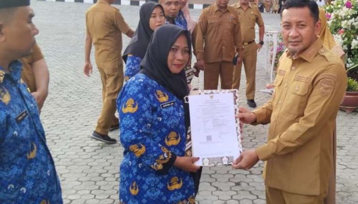 Bupati Ilham Lawidu Serahkan SK Pengangkatan 363 PPPK Paruh Waktu