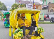 Pawai Bentor Hias Meriahkan HUT Ke-22 Kabupaten Touna