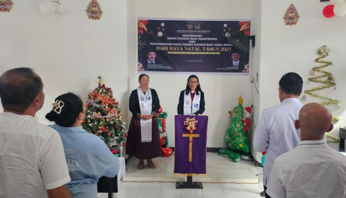 Ibadah Perayaan Natal di Lapas Ampana Berlangsung Dengan Khidmat dan Penuh Sukacita