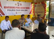Konferensi Pers Akhir Tahun, Polres Touna Paparkan Pengungkapan Kasus Menonjol Sepanjang Tahun 2025