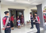 Ciptakan Kamtibmas Kondusif, Polres Touna Kawal Ketat Ibadah di Gereja