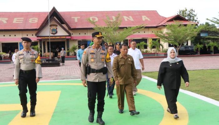 Wabup Surya Hadiri Apel Gelar Pasukan Operasi Lilin Tinombala 2025 di Polres Touna