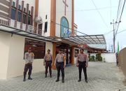 Jamin Kekhusyukan Ibadah Pasca-Natal, Satgas Preventif Operasi Lilin Tinombala Sisir Gereja di Kota Ampana