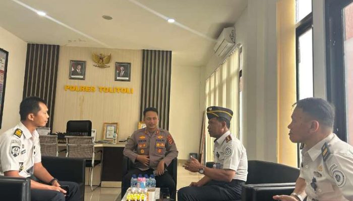Koordinasi dengan Kapolres Tolitoli, Kalapas Tolitoli Perkuat Keamanan Lapas