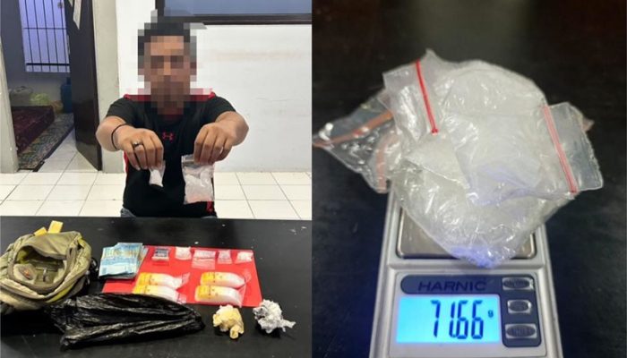 Polisi Berhasil Amankan 71 Gram Sabu Dari Oknum PNS di Touna