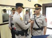 Kapolres Touna Pimpin Upacara Penyerahan Jabatan Kasatsamapta