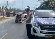 Tingkatkan Keamanan Masyarakat, Personel Satlantas Polres Touna Sisir Titik Rawan Kemacetan