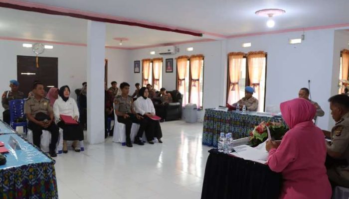 Polres Touna Gelar Sidang BP4R, Bekali Personel Kesiapan Mental Sebelum Menikah