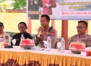 Tatap Muka di Mapolsek Tojo, Kapolres Touna Dorong Sinergitas Polri dan Pemerintah Desa