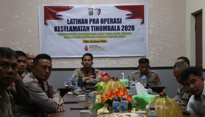 Mantapkan Kesiapan Operasi, Polres Touna Ikuti Latpraops Keselamatan Tinombala 2026 Secara Daring”