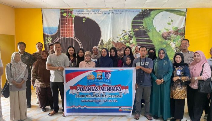 Tingkatkan Disiplin Jalan Raya, Sat Lantas Touna Edukasi Masyarakat Terorganisir