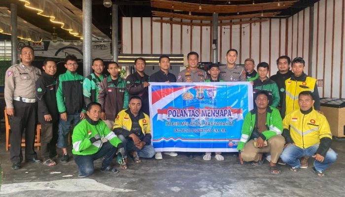 Ajak Tertib Lalu Lintas, Kasat Lantas Touna Gelar Pertemuan Humanis Bersama Komunitas Ojol