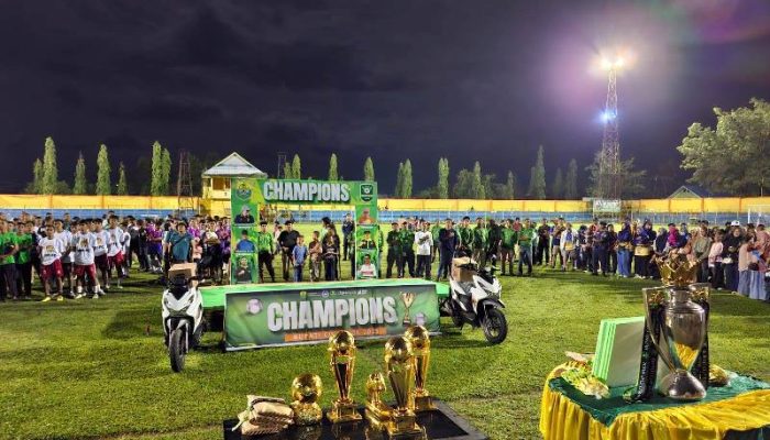Sehat FC Segel Gelar Juara Bupati Cup I 2025 di Stadion Kuonoto Buol