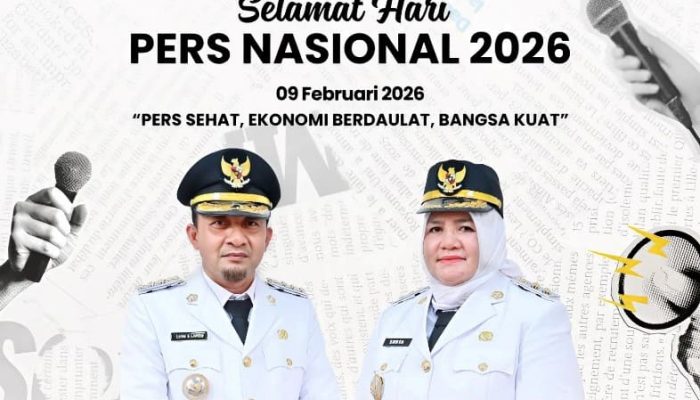 Bupati dan Wakil Bupati Touna Mengucapkan Selamat Hari Pers Nasional 2026