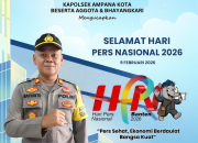 Kapolsek Ampana Kota Beserta Anggota & Bhayangkari Mengucapkan  Selamat Hari Pers Nasional Tahun 2026