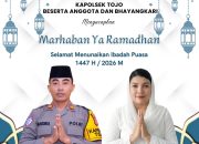 Kapolsek Tojo Mengucapkan Selamat Menunaikan Ibadah Puasa Ramadhan 1447 H